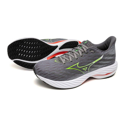 Mizuno Men's Wave Rider 28 Running Shoe Tradewinds Green Gecko