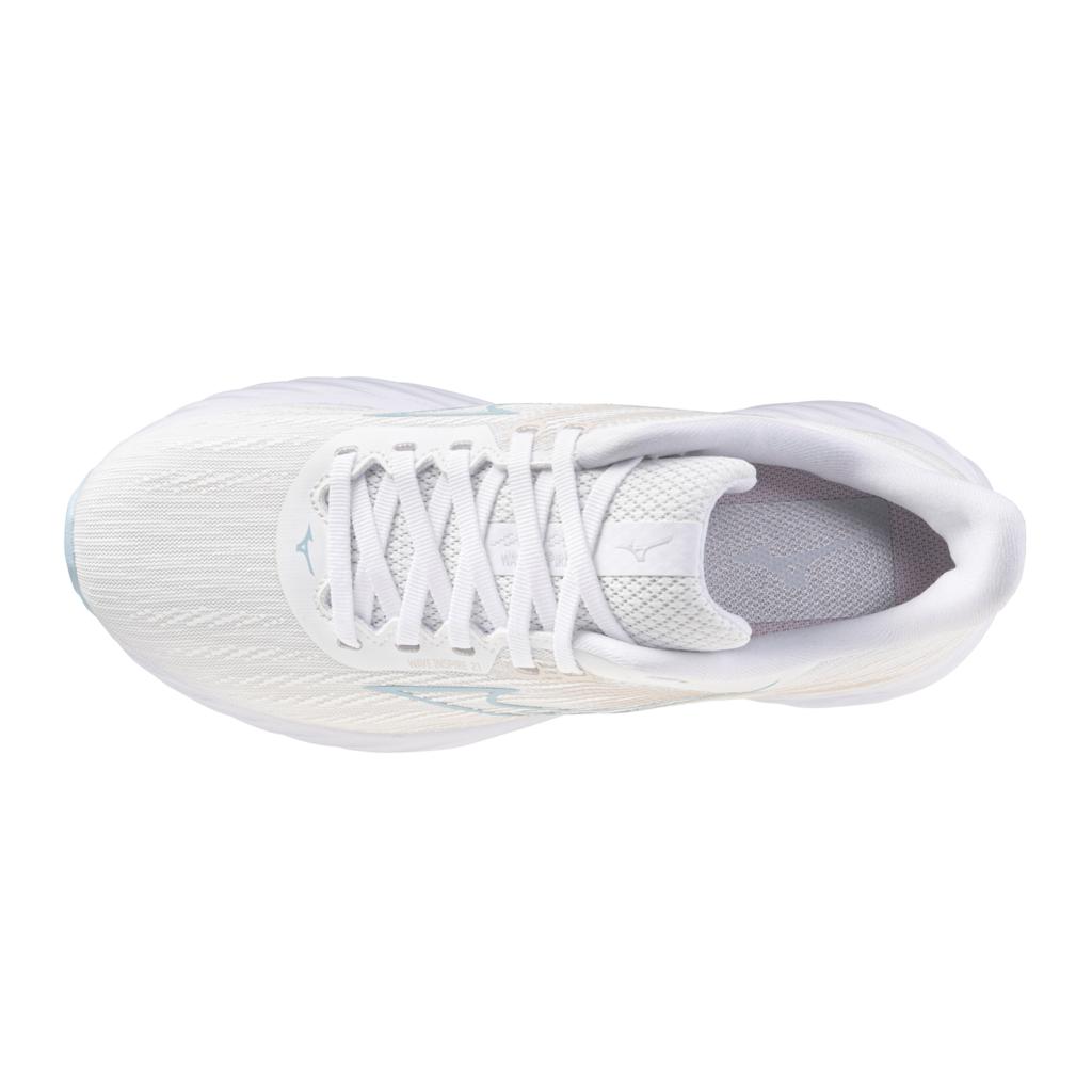 Mizuno Women's Wave Inspire 21 Running Shoe White Nantucket Breeze