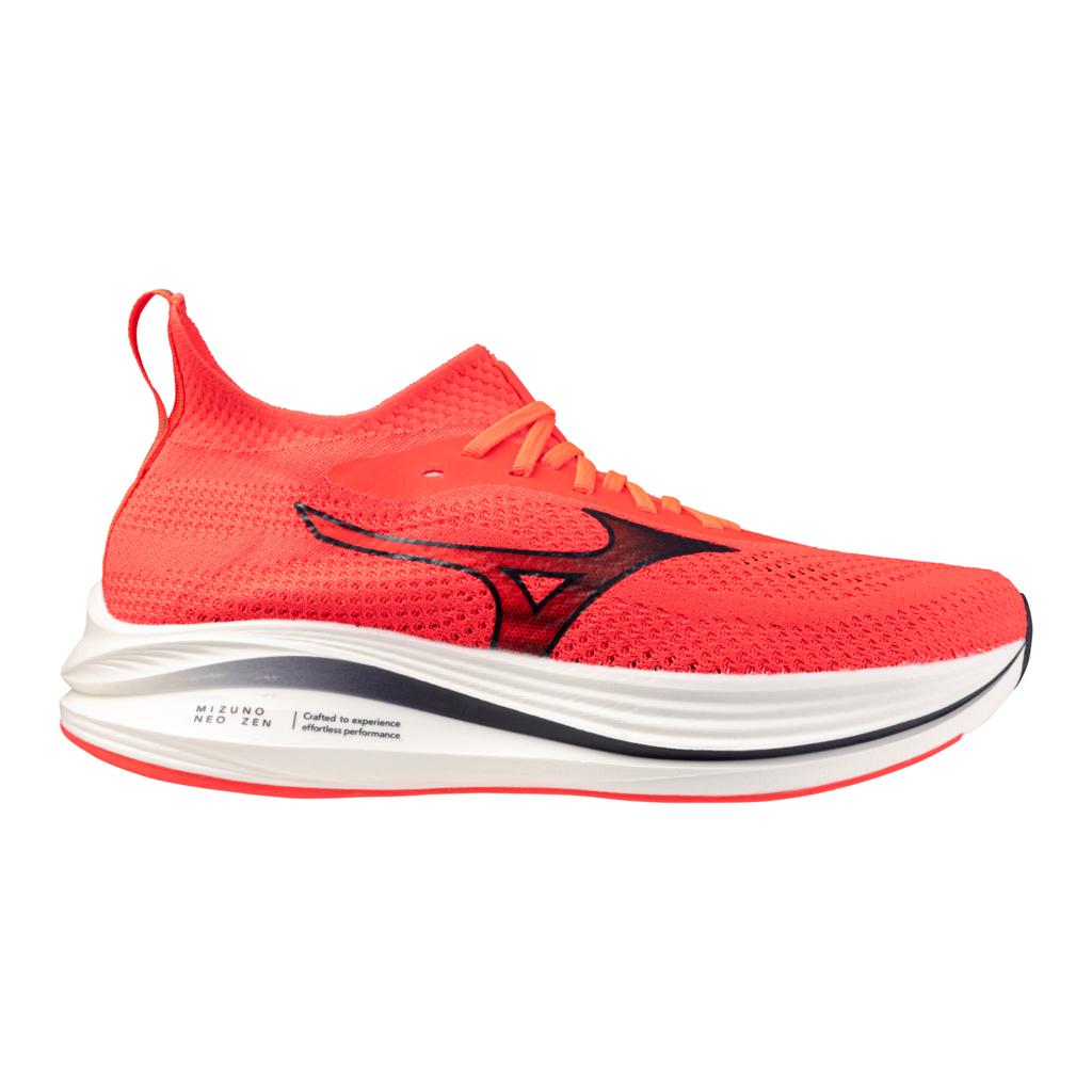 Mizuno Men's Neo Zen Running Shoe Fiery Coral Baritone Blue
