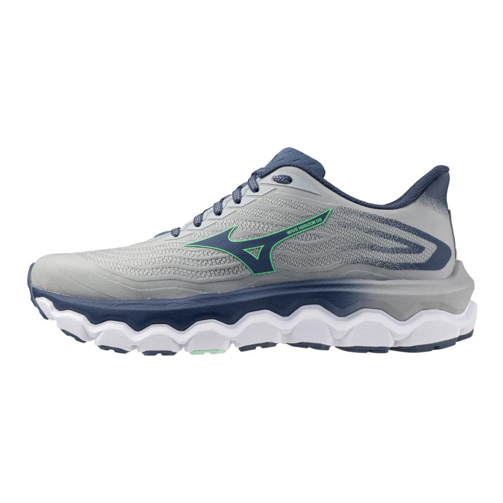 Mizuno Men's Wave Horizon 8 Running Shoe Pearl Blue Vintage Indigo