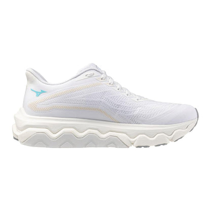 Mizuno Women's Wave Horizon 8 Running Shoe White Tanager Turquoise