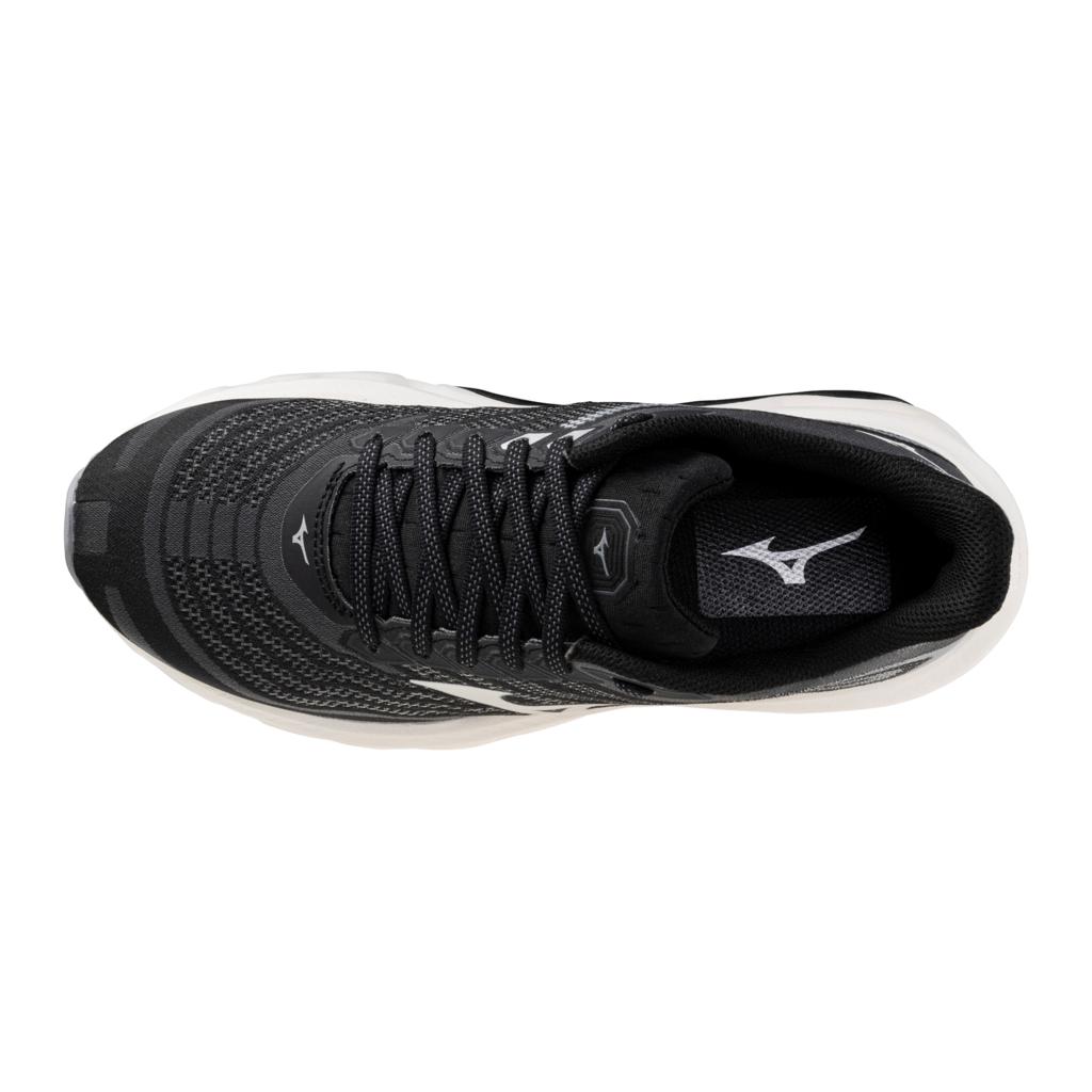 Mizuno Women's Wave Horizon 8 Wide D Running Shoe Black White