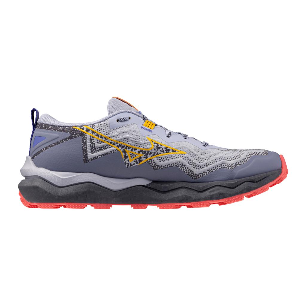 Mizuno Women's Wave Daichi 9 Trail Running Shoe Icelandic Blue Citrus
