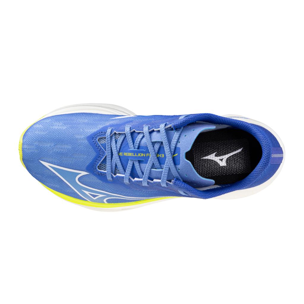 Mizuno Women's Wave Rebellion Flash 3 Running Shoe Ultramarine Dazzling Blue