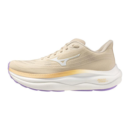 Mizuno Women's Wave Sky 9 Running Shoe Lifestyle Pack Summer Sand White
