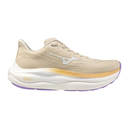 Mizuno Women's Wave Sky 9 Running Shoe Lifestyle Pack Summer Sand White