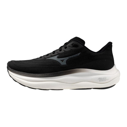 Mizuno Men's Wave Sky 9 Running Shoe Black Metallic Grey