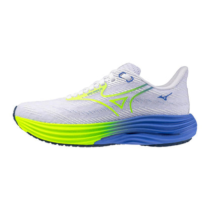 Mizuno Women's Wave Rider 29 Running Shoe White Lightning Yellow
