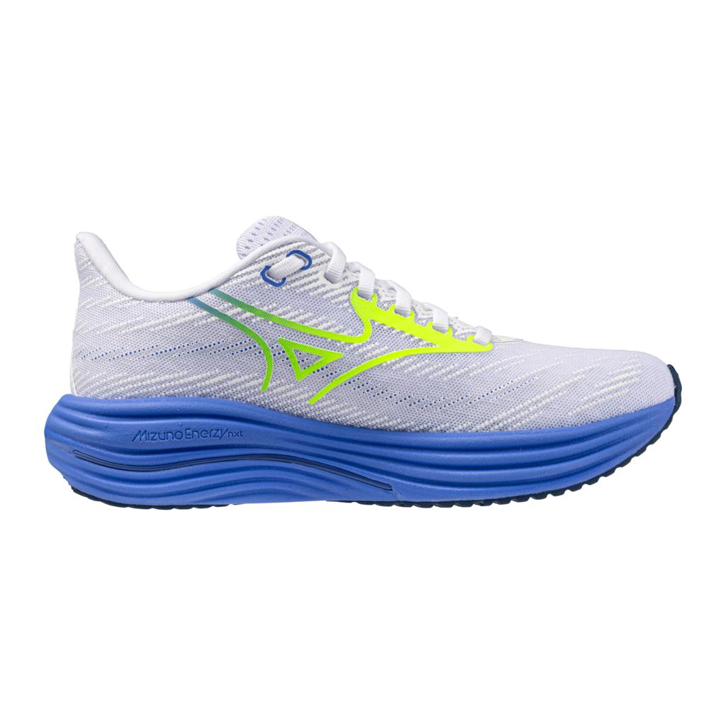 Mizuno Women's Wave Rider 29 Running Shoe White Lightning Yellow