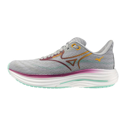 Mizuno Women's Wave Rider 29 Running Shoe Harbor Mist Dark Purple