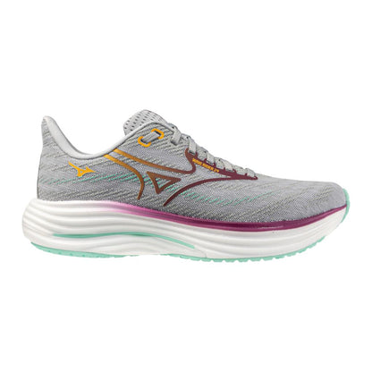 Mizuno Women's Wave Rider 29 Running Shoe Harbor Mist Dark Purple
