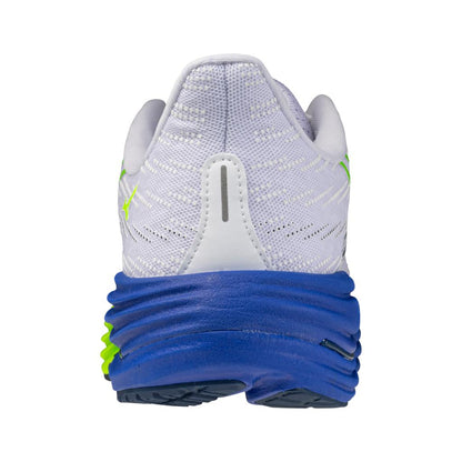 Mizuno Men's Wave Rider 29 Running Shoe White Estate Blue
