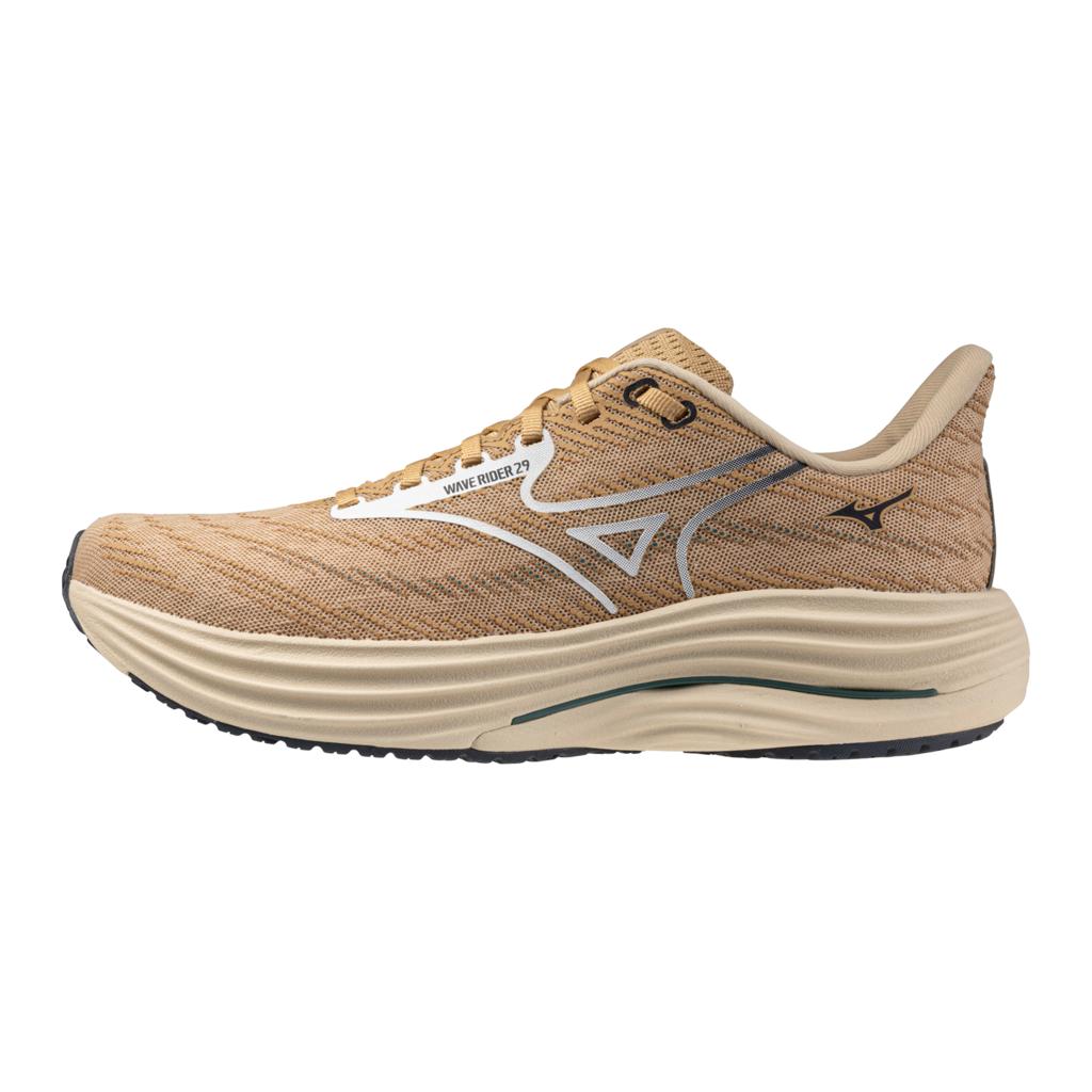 Mizuno Men's Wave Rider 29 Running Shoe Lifestyle Pack Curds And Whey White