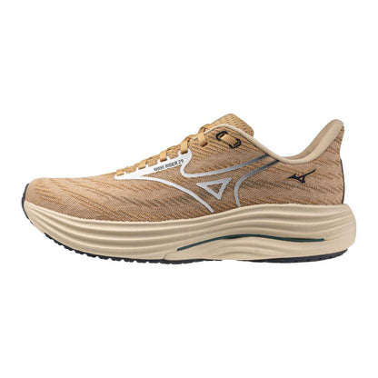 Mizuno Men's Wave Rider 29 Running Shoe Lifestyle Pack Curds And Whey White