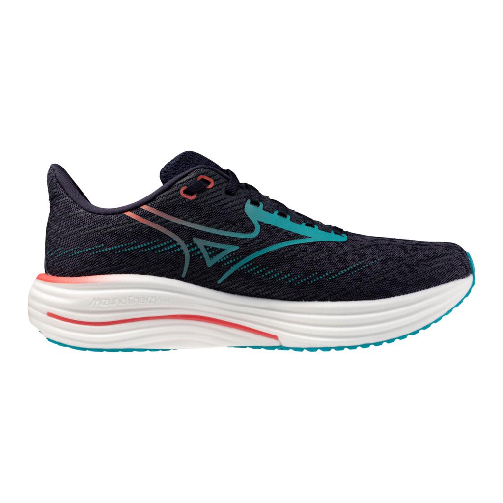 Mizuno Men's Wave Rider 29 Running Shoe Odyssey Grey Capri Breeze