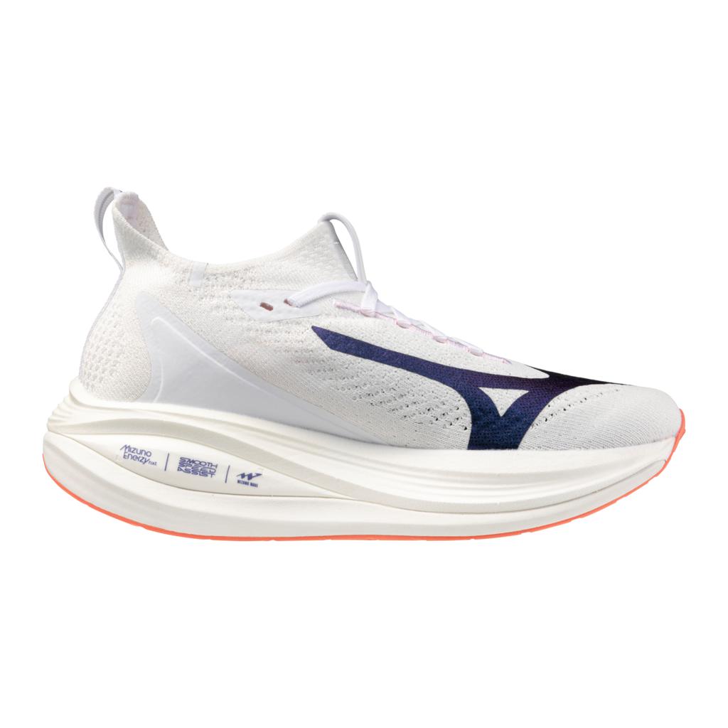 Mizuno Women's Neo Vista 2 Running Shoe White Striking Coral