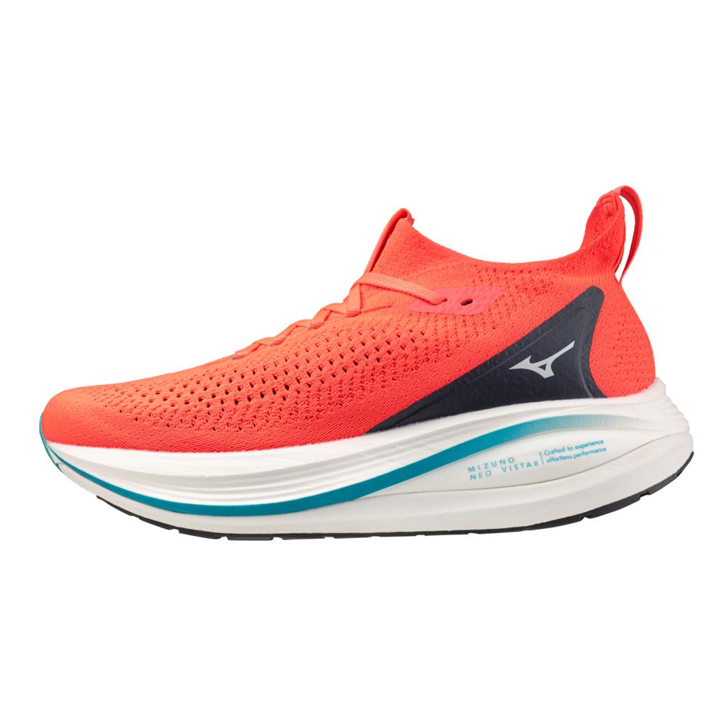 Mizuno Unisex Neo Vista 2 Running Shoe Striking Coral White