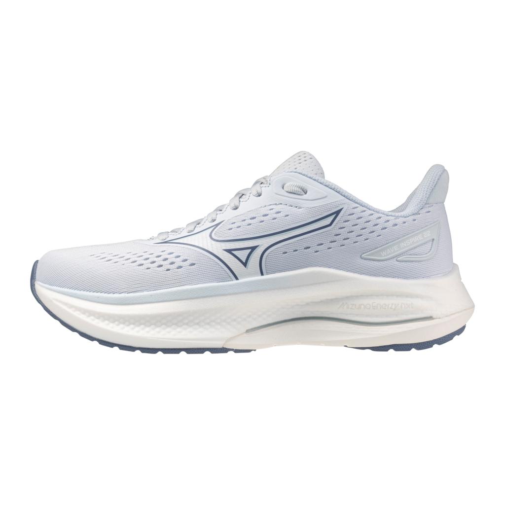 Mizuno Women's Wave Inspire 22 Running Shoes Ancient Water White