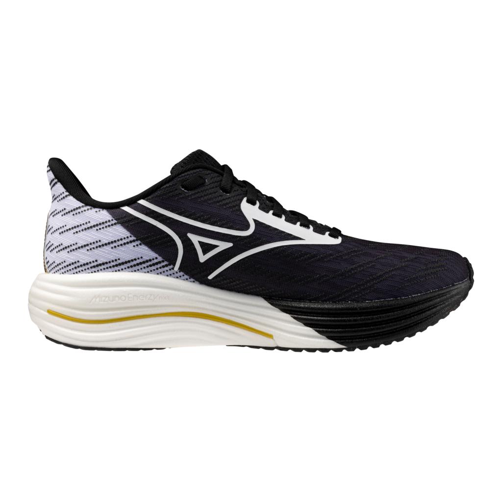 Mizuno Unisex Wave Rider 29 Origami Pack Running Shoes Black White