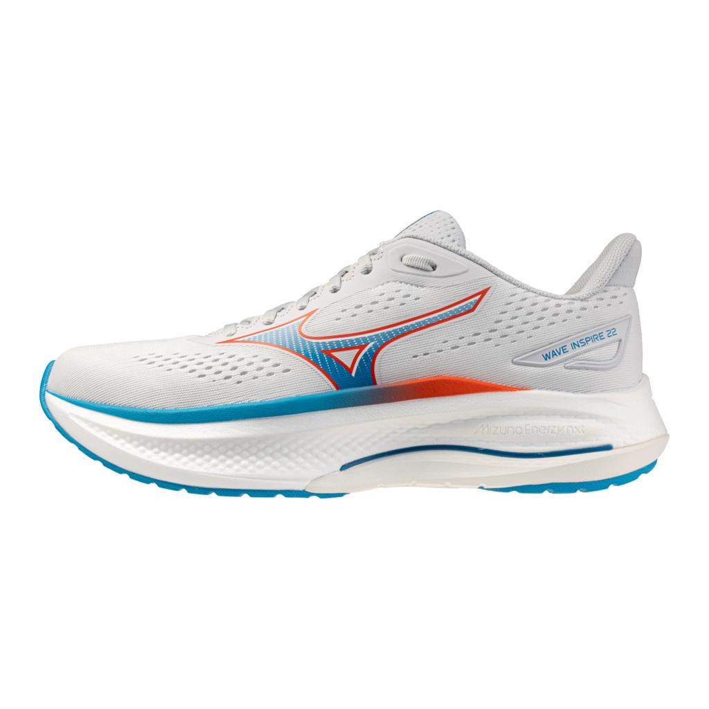 Mizuno Men's Wave Inspire 22 Wide 2E Running Shoes Cloudscape Blue Jewel