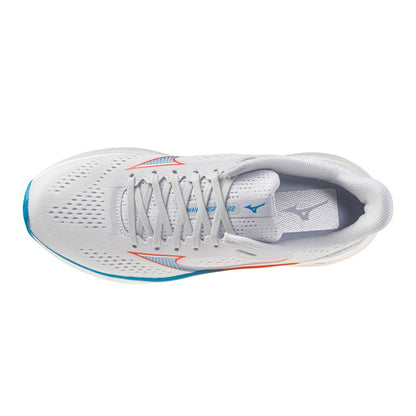 Mizuno Men's Wave Inspire 22 Wide 2E Running Shoes Cloudscape Blue Jewel