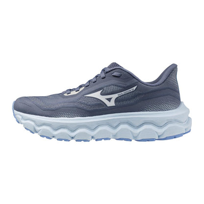 Mizuno Women's Wave Horizon 9 Wide D Running Shoe Wild Wind White