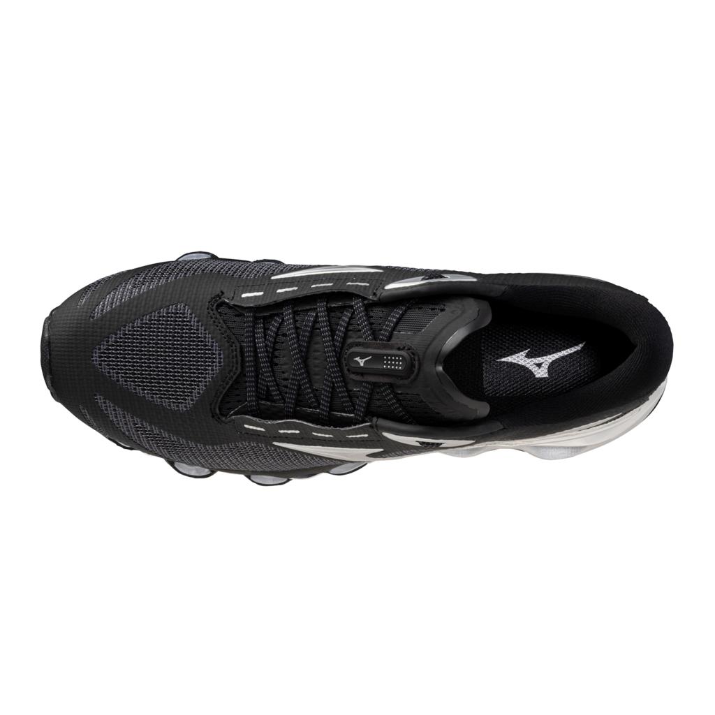 Mizuno Unisex Wave Prophecy 15 Running Shoe Black Galaxy Silver