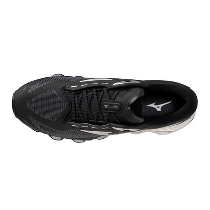 Mizuno Unisex Wave Prophecy 15 Running Shoe Black Galaxy Silver
