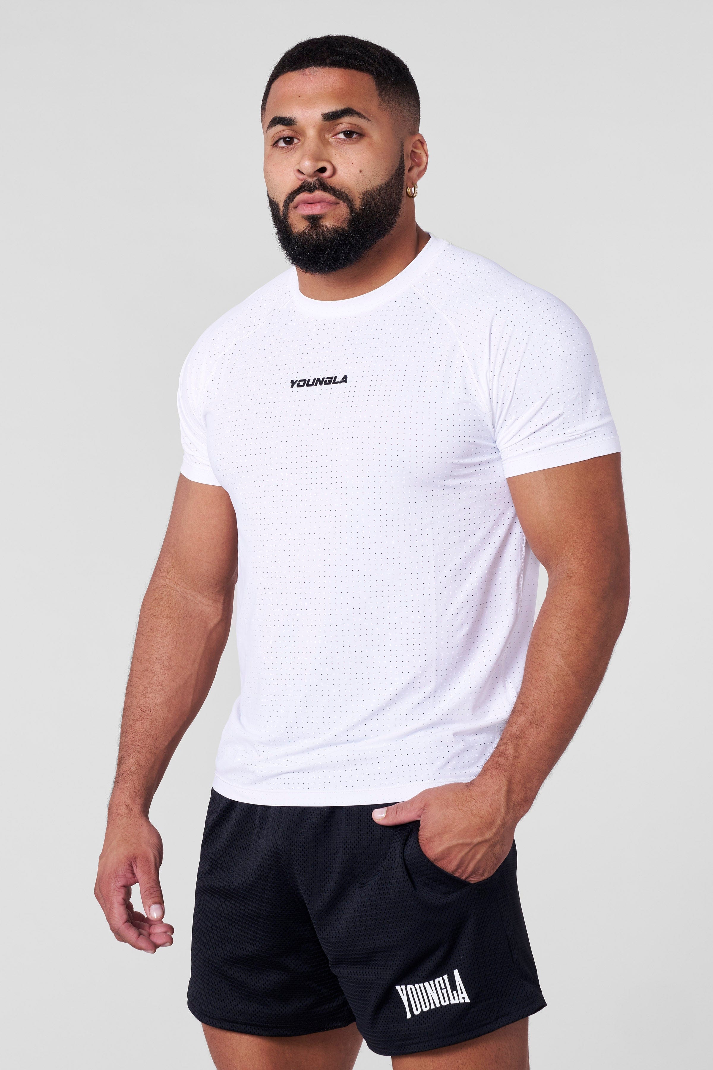 YoungLA 4115 - AeroMesh Shirts White