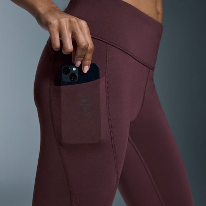 On Performance Tights 7/8 Mulberry (Women'S)