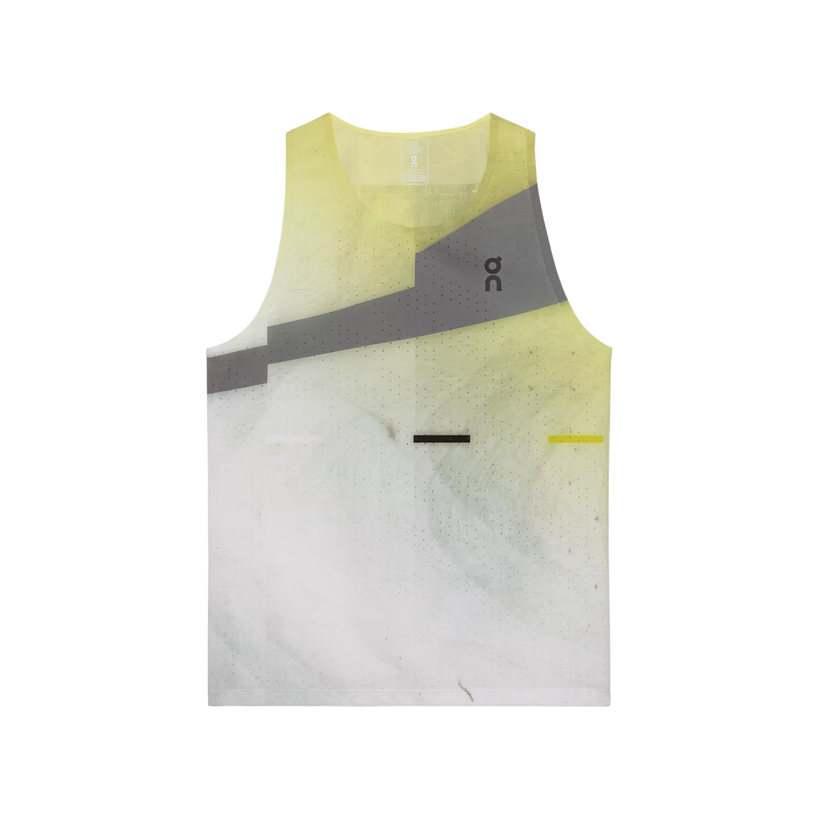 On Race Singlet Limelight | Glacier