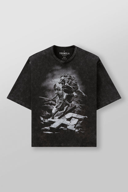 YoungLA 4122 - Gladiator Tees Black Wash