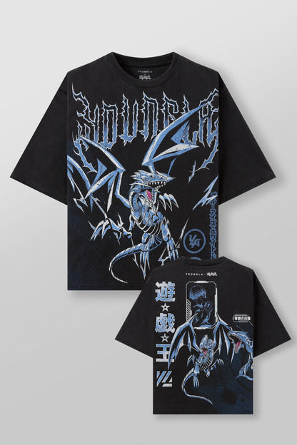 YoungLA 4123 - Yu-Gi-Oh! Tees Blue Eyes