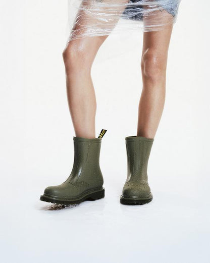 Dr Martens 1460 Rain Boots - Dms Olive