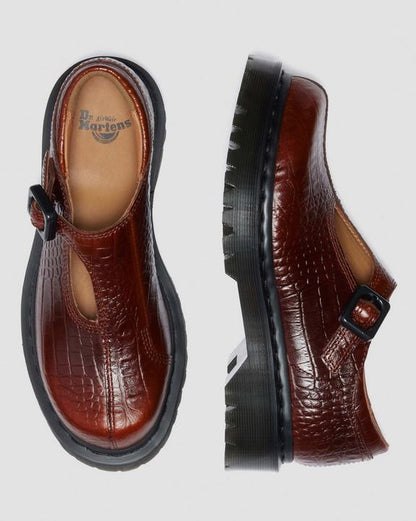 Dr Martens Rejena Mary Jane - Mocha Brown