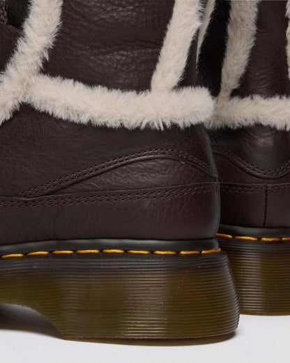 Dr Martens Buzz Lace Up - Dark Brown+Natural