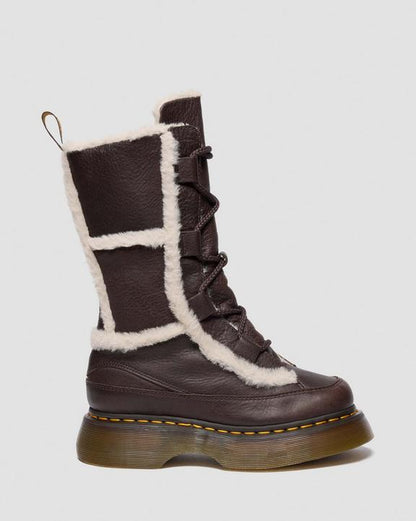 Dr Martens Buzz Lace Up - Dark Brown+Natural