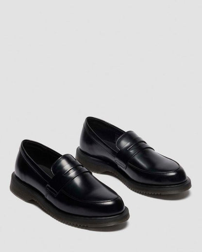 Dr Martens Temara Polished Smooth Leather Loafers - Black