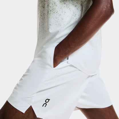 On 5" Court Shorts Fade Mineral | White