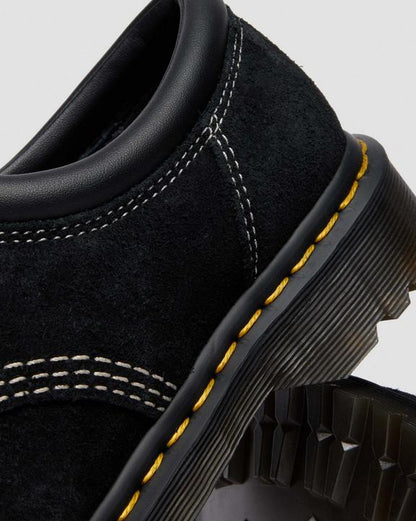 Dr Martens Distressed Suede Shoes - Black