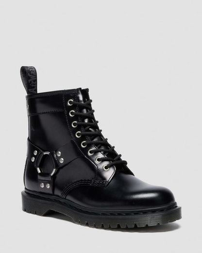1460 Harness - Black Analine - Mens