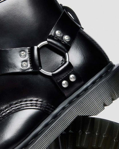 1460 Harness - Black Analine - Mens