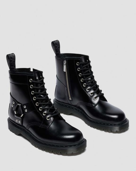 1460 Harness - Black Analine - Mens
