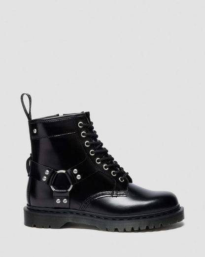 1460 Harness - Black Analine - Mens