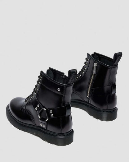 1460 Harness - Black Analine - Mens