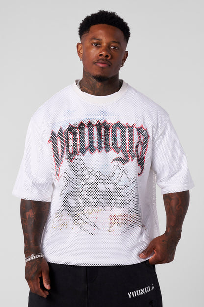 YoungLA 4142 - Scorpion Tee + Jersey Set Off-White