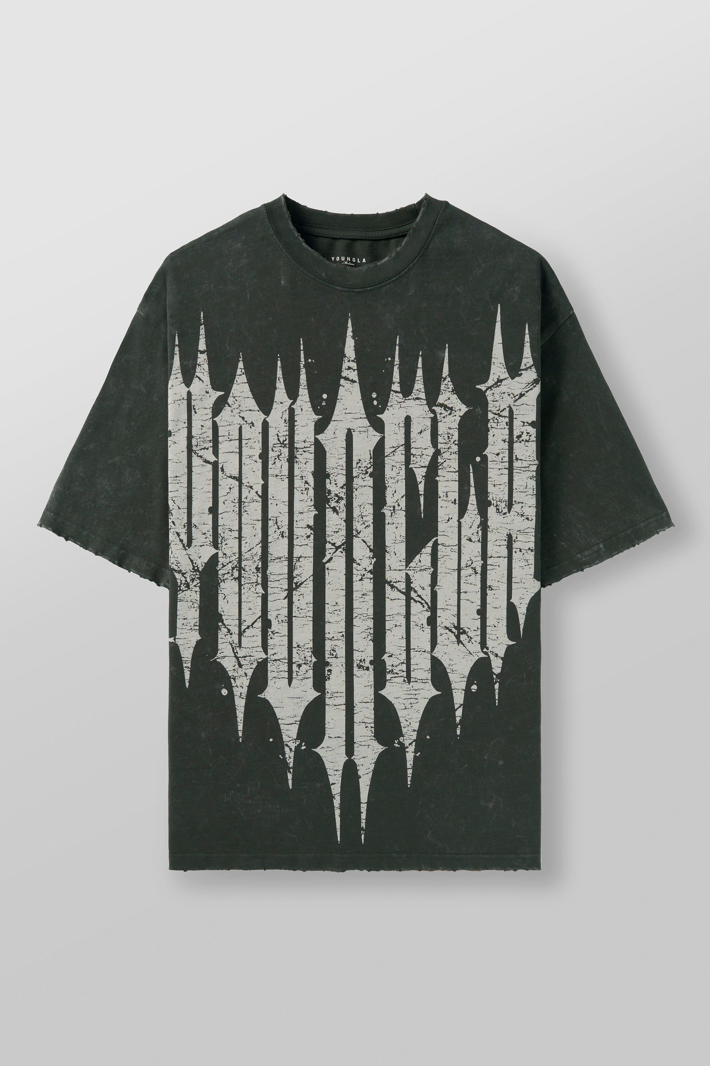 YoungLA 4156 - Revenge Tees Dark Green Wash