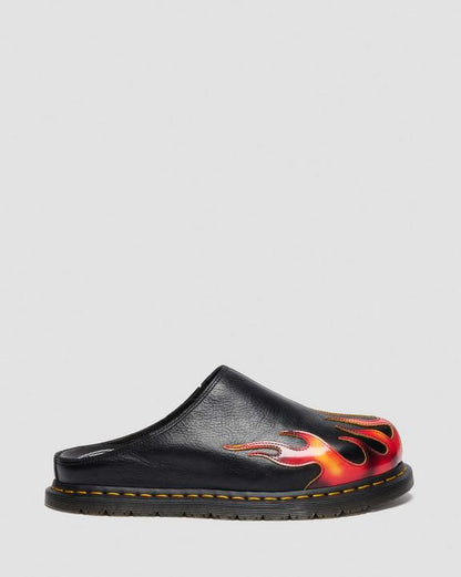 Dr Martens San Flame - Black+Vibrant Red+Dms Yellow