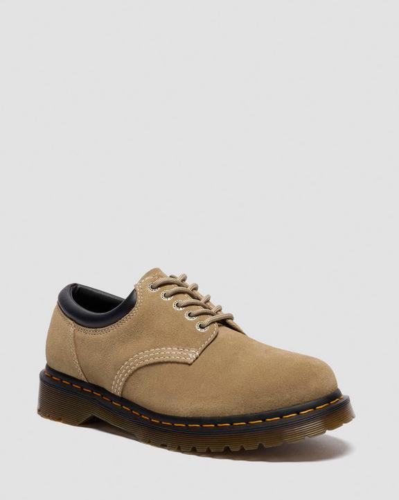 Dr Martens Waxy Suede Shoes - Savannah Tan