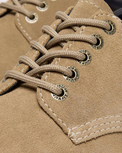 Dr Martens Waxy Suede Shoes - Savannah Tan